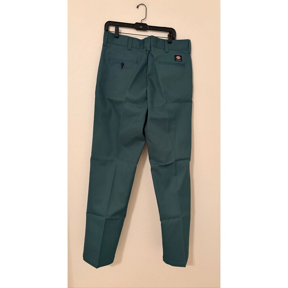 NWT Dickies Skateboarding Regular Fit Twill Pants 36x34 Green Workwear Chino Ska - Picture 7 of 8